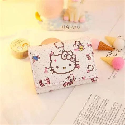 rfid blocking hello kitty card holder|Hello Cat Kawaii Kitty RFID Safe Blocking Women's Slim .